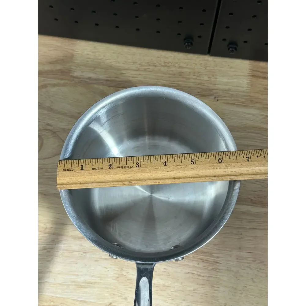 Vintage ALL-CLAD Metal Crafters Master Chef 2Qt Sauce Pan w Lid
